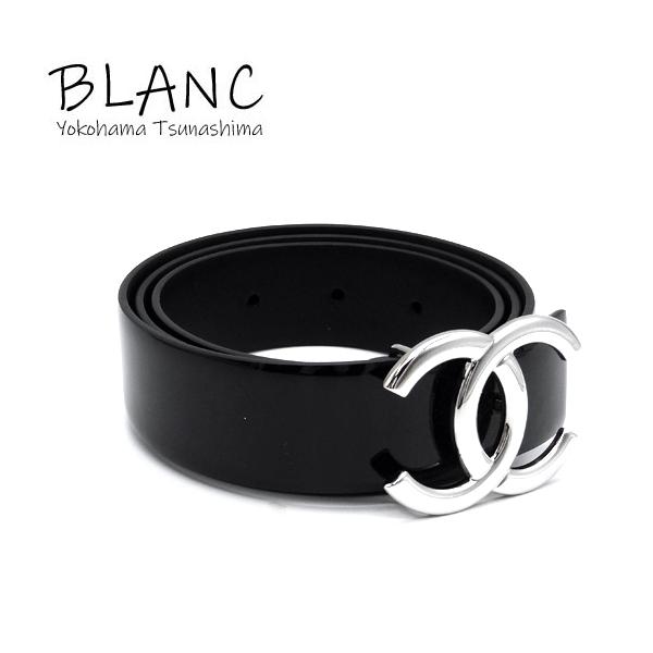 美品✨　シャネル ココマーク ベルト ホワイト　シルバー　レザー　レディース CHANEL CHANEL/シャネル ココマーク ベルト ホワイト× シルバー