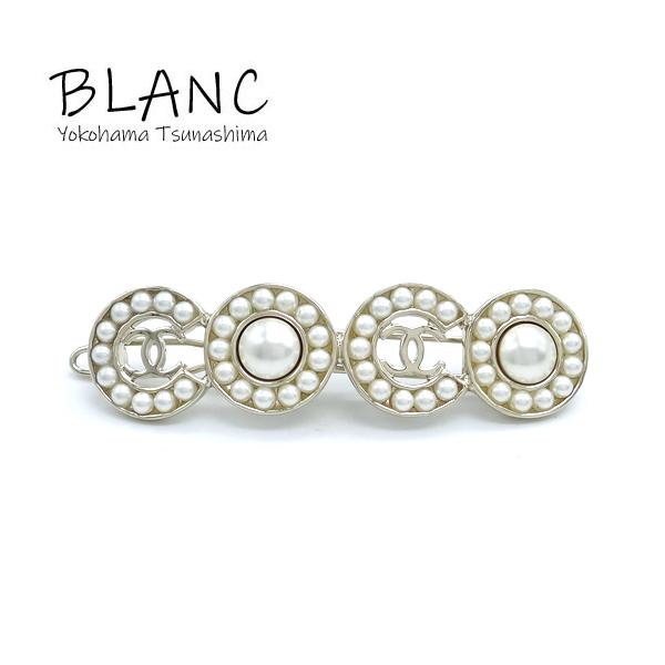 CHANEL（シャネル） フェイクパール COCO ココマーク ヘアクリップ