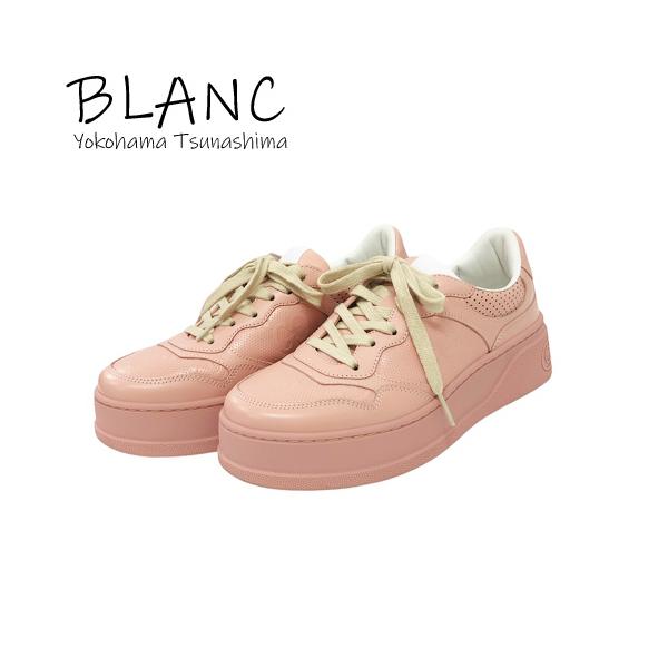 GUCCI グッチ　レディース　スニーカー GUCCI グッチ レディース GGスニーカー レザー ピンク 700775 #37 24cm