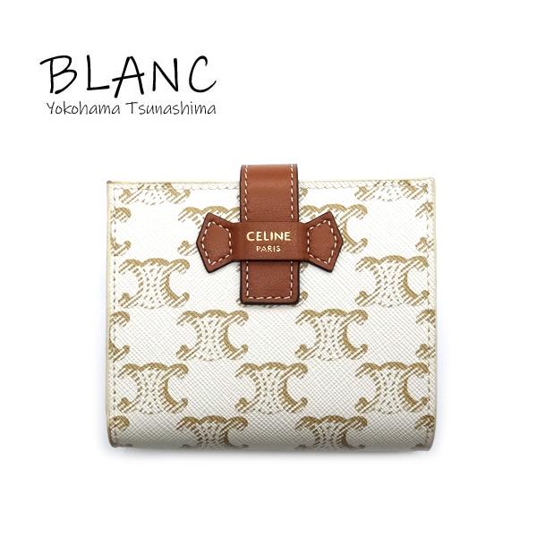 ◇セリーヌ◇レザー/トリオンフ/スモール/ストラップウォレット/財布/ブランド CELINE セリーヌ トリオンフ スモール ストラップ ウォレット