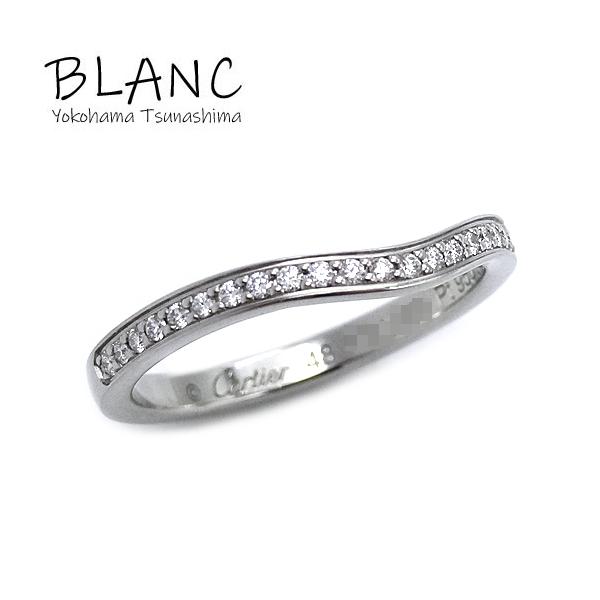 Cartier カルティエ バレリーナ カーブ ダイヤ リング ＃48 約8号 指輪