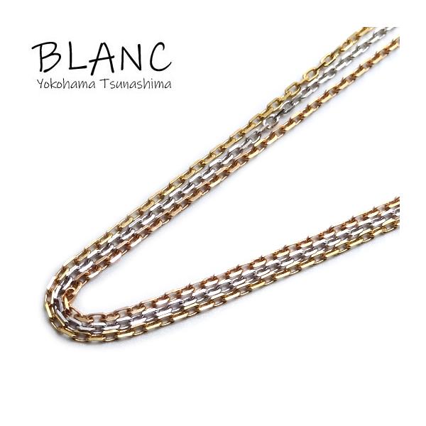 ⭐ 極美品 ✨ Cartier K18ゴールド ネックレス 45cm Cartier（カルティエ） チェーントリニティネックレス スリーカラー