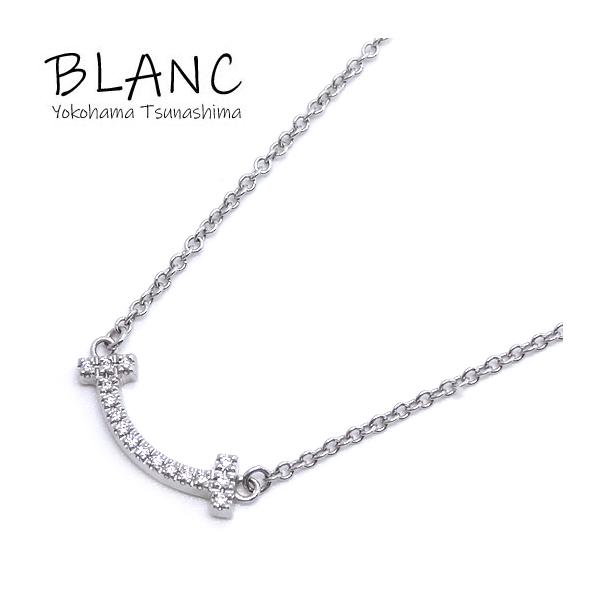 TIFFANY&Co. ティファニー Tスマイル ミニ ダイヤ ネックレス K18