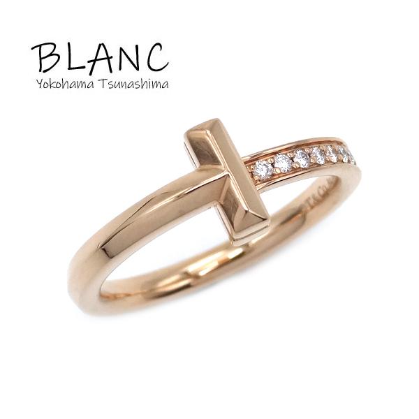TIFFANY&Co.（ティファニー） Tワン ダイヤリング K18ピンクゴールド