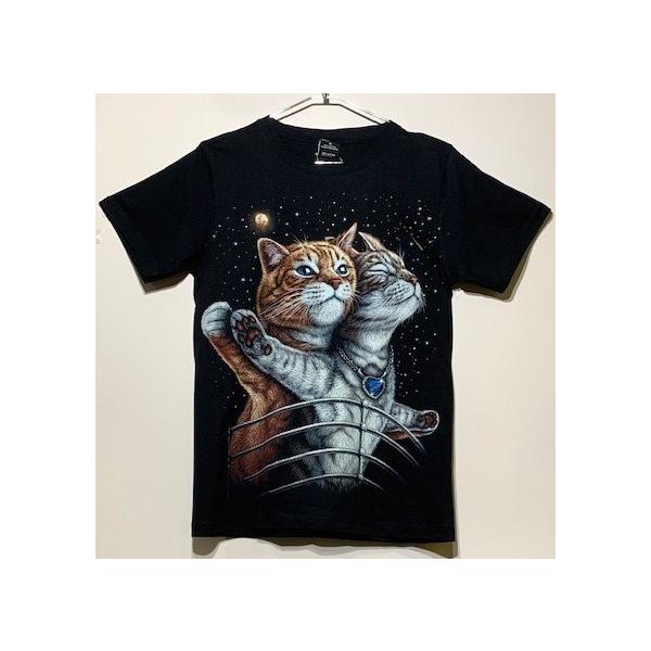 送料無料 タイタニック パロディ猫 人気ネコ 蓄光プリントｔシャツ 男女兼用 両面プリント インパクト大 ギャップ萌え Buyee Buyee Japanese Proxy Service Buy From Japan Bot Online