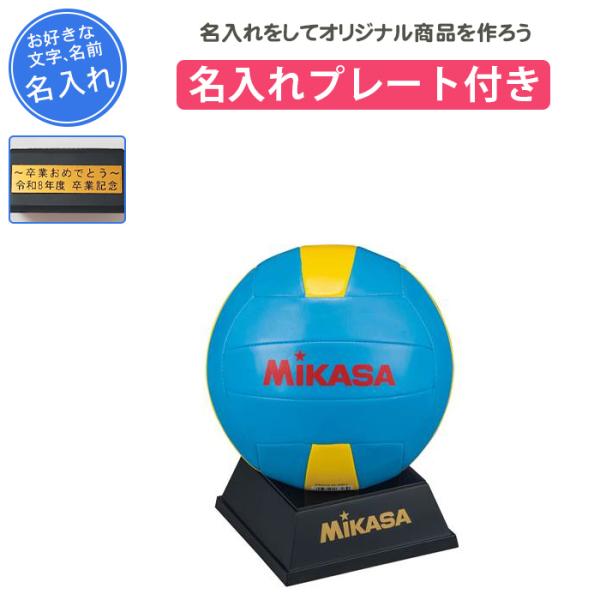 MIKASA（ミカサ） 名入れプレート付き ドッジボール グッズ 名入れ