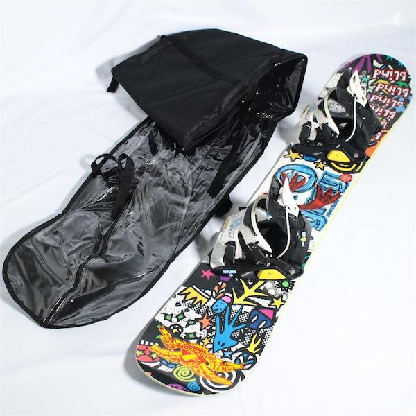 16-17 GRAY/FLOW ボード2点セット ケース付 サイズ116cm 【中古 