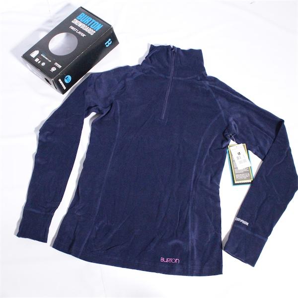 BURTON スノーボードウェア　未使用 BURTON 未使用 First Layer Women's Expedition 1/4 Zip サイズS 【未