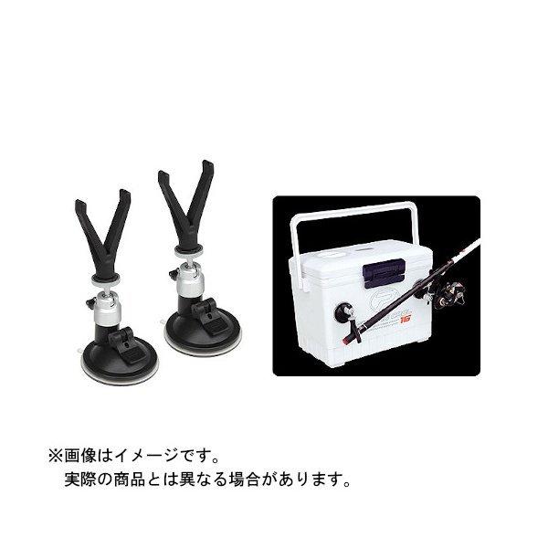 マーク2100308 プロフ必読さん専用 TLV 改 2台セット PROX（プロックス） 大阪漁具吸盤竿受2ヶ入PX865(カラー:ブラック