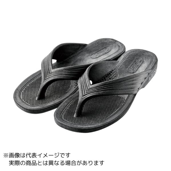 ●がまかつ●商品名：PEARLギョサン2.0●詳細・丸中工業所のPEARL印のサンダル。・原材料からこだわるメイドインジャパン。・頑丈で滑らなく、履き心地がいい。普段履きから釣り場まで！品番：LE6003カラー：#3 イカ墨ブラックサイズ：...