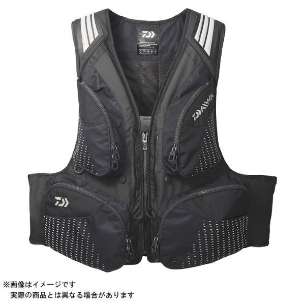 Daiwa DJ-2722 ブラック フィッシングベスト L DAIWA（ダイワ） DJ