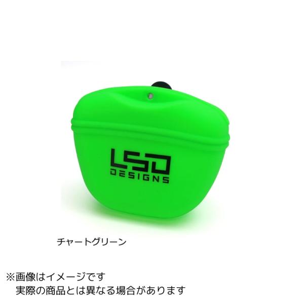 ●L.S.D Designs●商品名：KUZUポーチ●商品情報糸くずやパッケージなどの屑ゴミ入れに。釣り場を次の世代へ繋ぐための環境対策クズポーチ。カラー：チャートグリーンサイズ：H11.5cm x W13.5cm x D6cm(クリップ含...