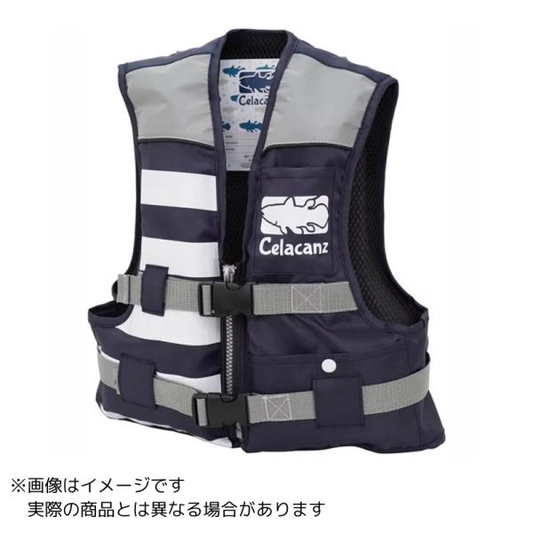 ●X'SELL(エクセル)●商品名：ジュニアフローティングベスト●詳細シーラカンスロゴの子供向けフローティングベスト。落水時に抜け落ちを防止するための調整可能な股下ベルト付き。 両肩には視認性を高める反射板を装備しており、万が一の落水時には...