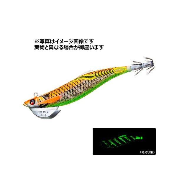DUEL デュエル エギ EZ-Q フィンプラス TR 3.5号(40g) LGOG