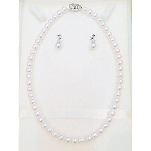 新社会人向け あこや真珠ネックレス7 0mm 7 5mm イヤリング ピアス ７ ５mm 2点セット Akn 70setfr 真珠専門店 ヨコタパール 通販 Yahoo ショッピング