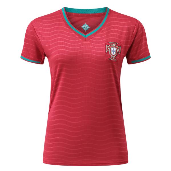 B391 ポルトガル代表 サッカーユニフォーム 2026-2027年ホーム 女性用 上着 ノーブランド品 番号、個人名は自由にカスタマイズできます