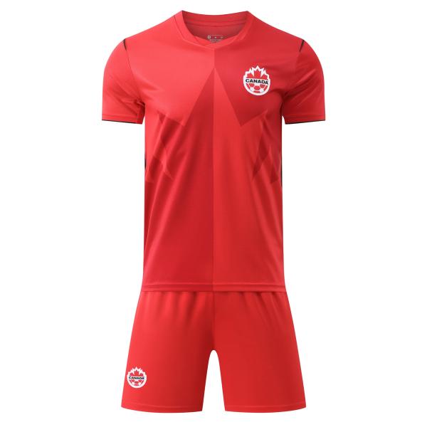B97 カナダ代表 サッカーユニフォーム 2026-2030年ホーム 大人用 子供用 上下着 ノーブランド品 番号、個人名は自由にカスタマイズできます