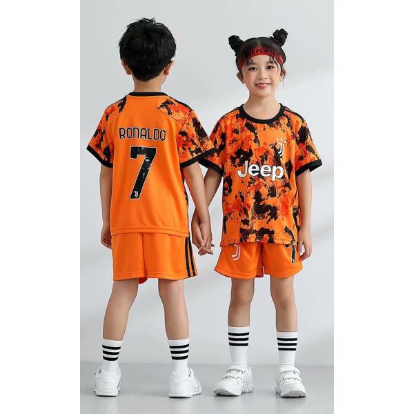 22 ユベントス 7 21 2アウェイ 上下着 子供用 半袖 ノーブランド品のレプリカサッカーユニフォーム F053 横山スポーツ用品店 通販 Yahoo ショッピング