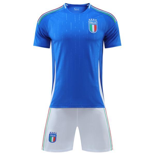 H79 イタリア代表サッカーユニフォーム 2024-2026年ホーム 大人用 子供