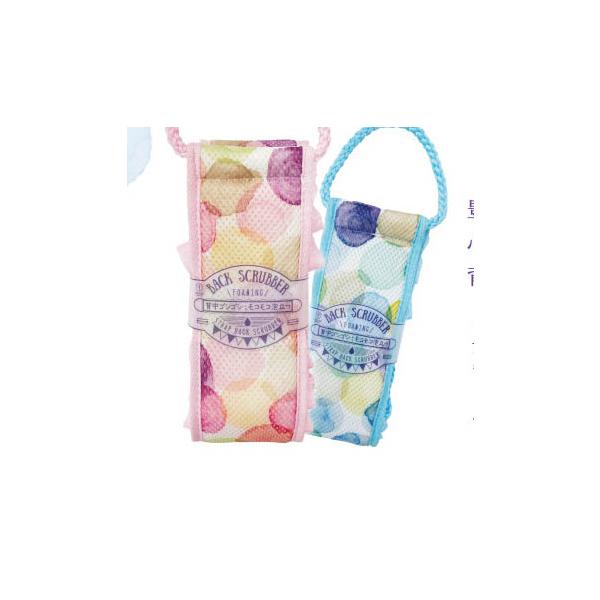 [Release date: August 20, 2020]豊かな泡立ち！心地よい肌触りで、背中も楽々洗える！■材質ネット：ポリエチレン表生地：ポリエステル中生地：ポリウレタンフォーム紐：ポリエステルサイズ　：約8×95cm