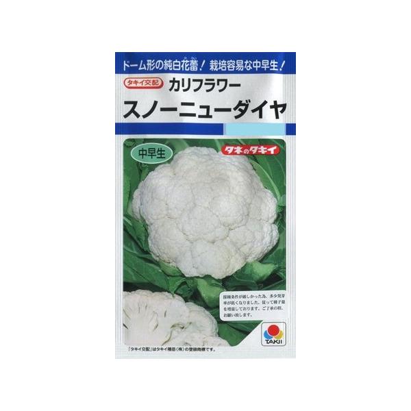 カリフラワー スノーニューダイヤ タキイ種苗 1 4ml 野菜種 秋まき Df snownewdia Hana Uta 米沢園芸 Yahoo 店 通販 Yahoo ショッピング