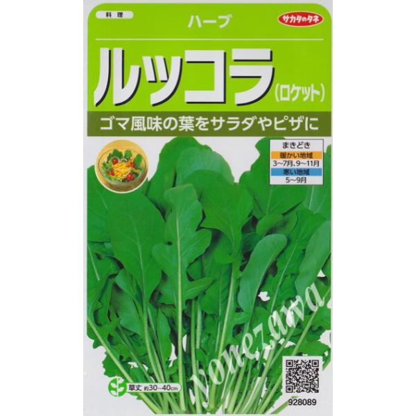 ★ゴマ風味の葉をサラダやピザに！ビタミン豊富