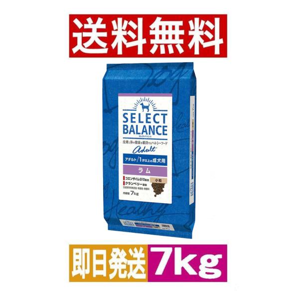 セレクトバランス アダルト　成犬用 ラム 小粒　7kg セレクトバランス アダルト ラム 小粒 1才以上の成犬用 7kg