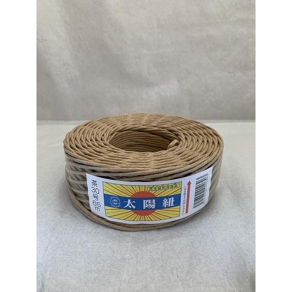 紙紐　太陽紐茶30号65ｍ（1巻入り）
