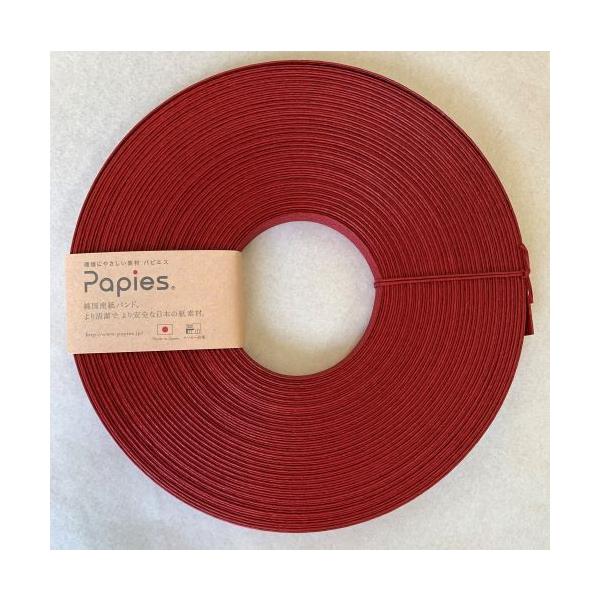 Papies紙バンド（茜）12本合せ×30ｍ　1巻