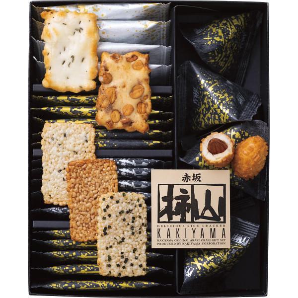 商品名：赤坂柿山 柿山セレクト KS-20商品内容：●慶長（醤油・しぶき海苔・胡麻×各５）、慶凰醤油×５、豆柿・かきもち昆布×各２オススメポイント：赤坂柿山の代表商品の詰合せ。もち米の粒の姿をそのままに焼き上げた「慶長」、アーモンドを丸ごと...