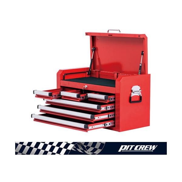 ヨロスト (2台) PITCREW 6段チェスト (工具箱 ツールチェスト) トップ