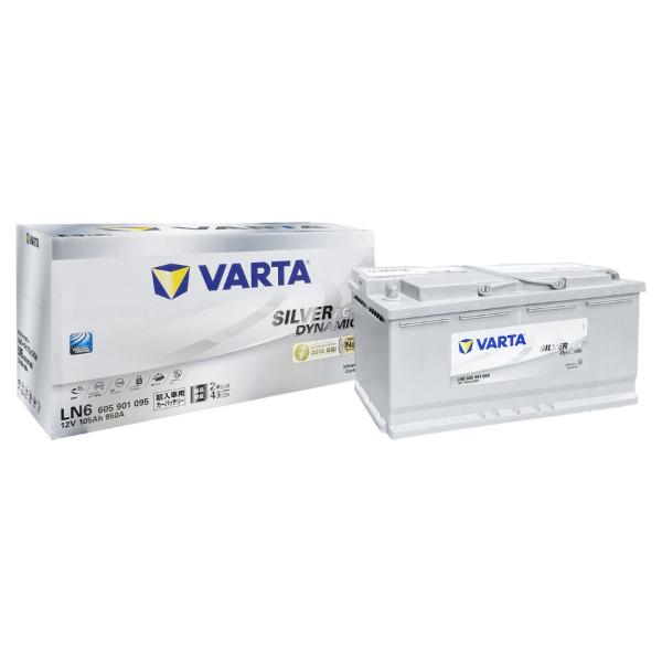 VARTA LN6AGM Varta-Silver Dynamic AGM(ISS対応) (直送商品/個人名義