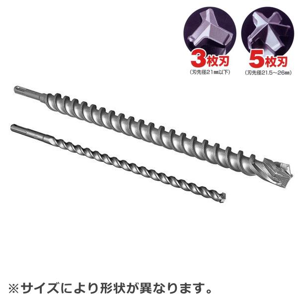 ミヤナガ DLSDS16026 ドリル デルタゴンビット SDSプラス ロングサイズ 有効長200mm 16mm (70130870)
