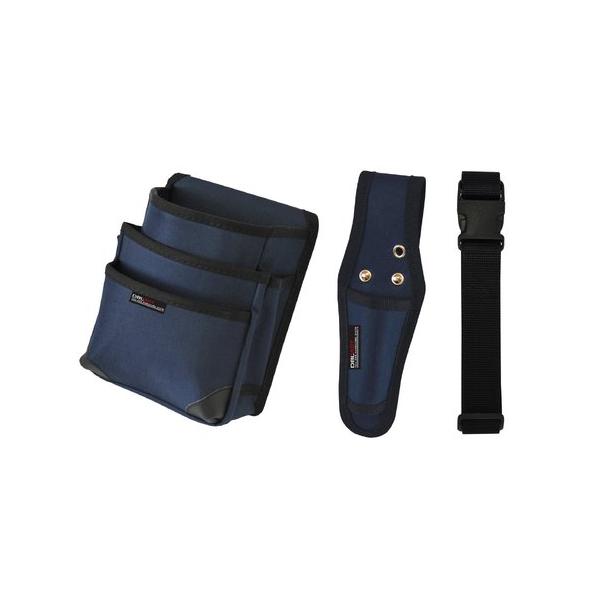 DBLTACT ダブルタクト DT-3SET-BL 3段腰袋3点セット ブルー DT3SETBL 三共コーポレーション 【581842】(15150109)