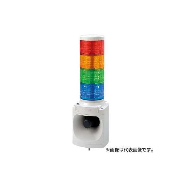 �y�󒍐��Y�i�z�p�g���C�g LKEH-410FC-RYGB �ԉ��ΐ� AC100V 4�i�� LED�ϑw�M�����t���d�q����m�� 100�� (80067050)