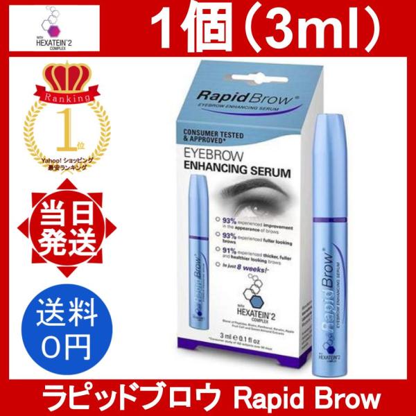 楽天市場】まゆげ美容液 ラピッドブロウ 3mL +[CCクリーム 25g