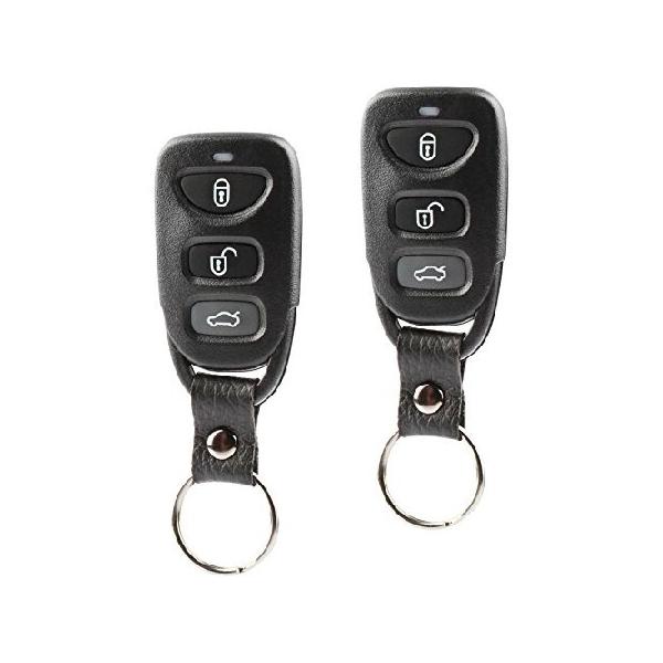 カーキーフォブ キーレスエントリーリモコン 2011-2016 ヒュンダイ エラントラ セダン(OSLOKA-360T) 2個セット