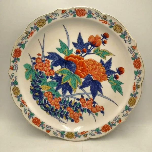古伊万里鳳 牡丹菊 金彩 プレート お皿 和食器 : よろづや百貨 Yahoo店