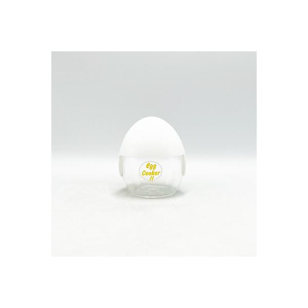 【たまご/調理/レンジ/ハリオ】サイズ：外寸（約）8×高さ9cm●材質：容器/耐熱ガラス　キャップ/ポリプロピレン●耐熱温度：120度【よろづや百貨】