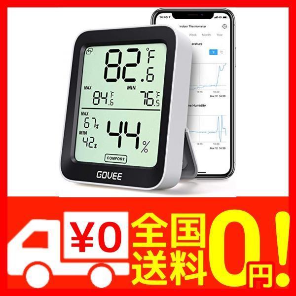 デジタル温湿度計 温度計 湿度計 Govee ３段階の快適度目安表示 Lcd大画面 アプリコントロール 最高最低温湿度表 B0348j3x よろず屋ぼったん 通販 Yahoo ショッピング