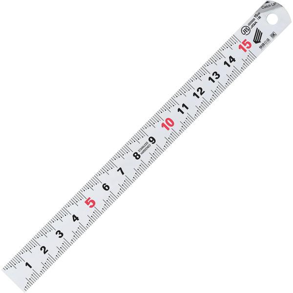 新潟精機 SK キャッチアップスケール 快段目盛 15cm CU-15KD JIS規格 ステンレス シルバー仕上 日本製 Niigata Seik 1000円ポッキリ