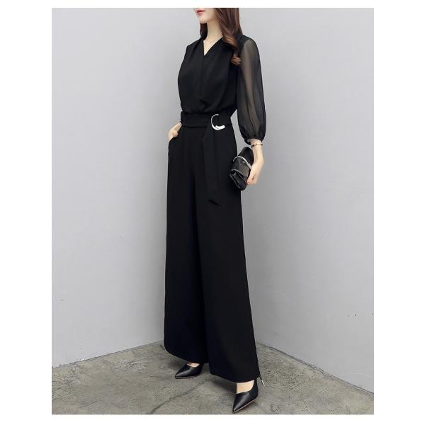 パーティードレス パンツドレス 結婚式 大きいサイズ ワイド セットアップ コーデ おしゃれ パンツスーツ フォーマルドレス
