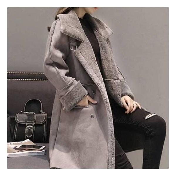 ムートンコートレディース ロングコート ロング 40代 フォーマル おしゃれ 冬 新品 通勤 韓国 ゆったり 通学 秋 ロング丈 大きいサイズ 30代 大人 人気の定番 マキシ丈 冬服