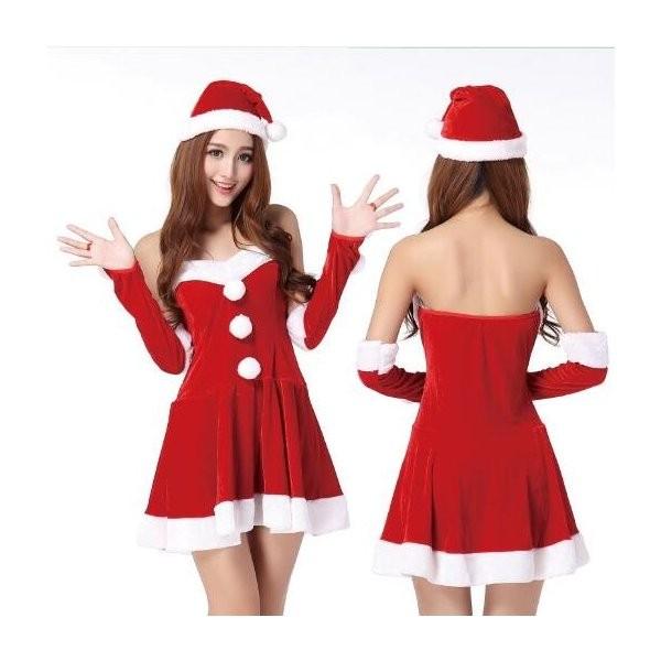 サンタワンピース 低価格化 クリスマス 仮装 コスプレ 衣装 おしゃれ ワンピース 変装 サンタクロース レディース 可愛い コスチューム サンタ