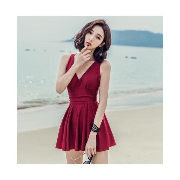 ランキング総合1位 水着 ワンピース ワイヤー入り レディース 体型カバー水着 女性用 タンキニ 大きいサイズ 秋新作