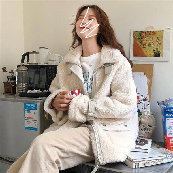 コート レディース ムートンコート 秋冬 フェイクムートンコート ふわふわ ショート丈 アウター ファー ゆったり 40代 30代 全商品オープニング価格 防寒 代 あったか 可愛い おしゃれ