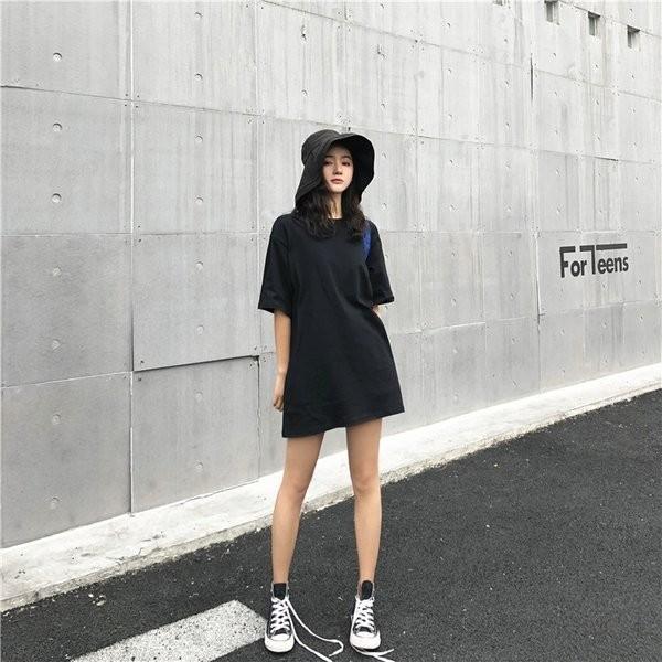 ビッグtシャツ Tシャツワンピース レディーストップス ロンtシャツワンピ 半袖ティーシャツ 春夏 ロンティー 丸首 ゆったり 6色 無地 カジュアル P Gixsj578 よろずや雑貨市場 通販 Yahoo ショッピング