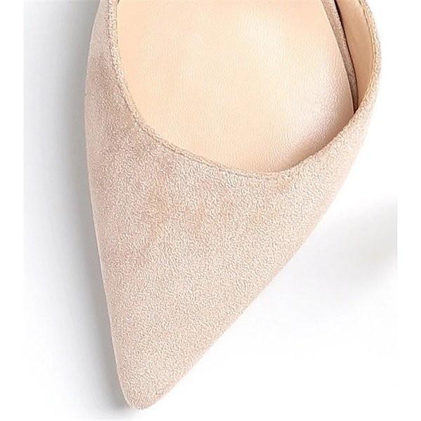 コンフォートパンプス ピンヒール スエード 疲れない レディースシューズ ポインテッドトゥパンプス ストラップ 婦人靴 推奨 春夏 ヒールさ 同窓会 オシャレ