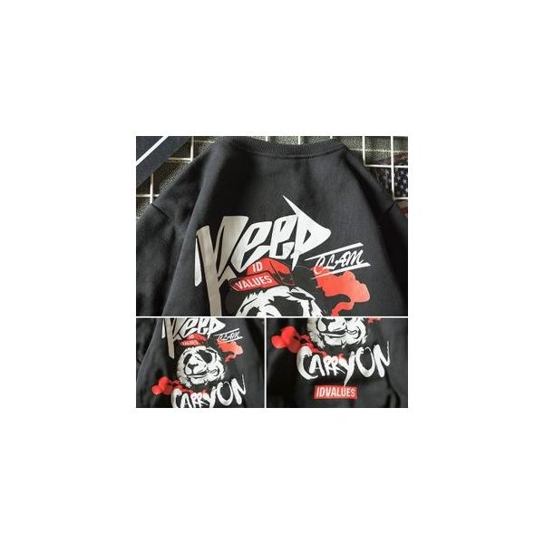 トレーナー 長袖 トップス パーカー メンズ プリント 信用 パンダ柄 かっこいい オシャレ プルオーバー 男性用 裏起毛 可愛い