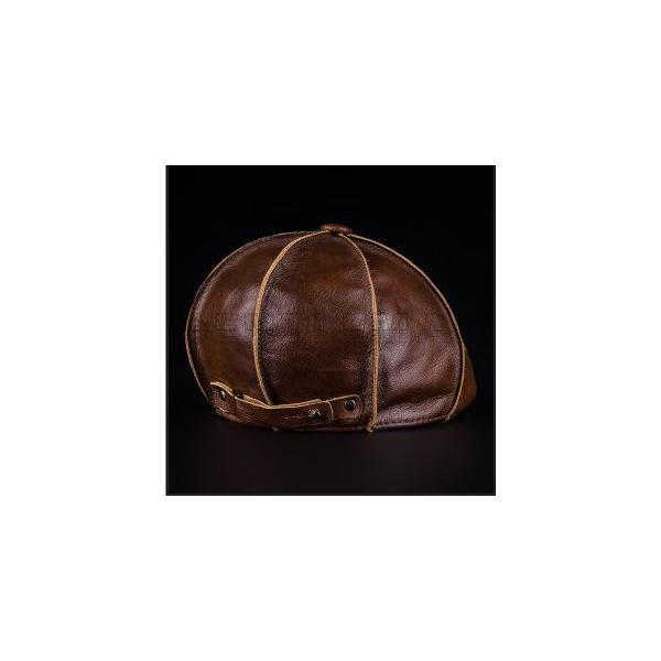 ハンチング帽 帽子 メンズファッション 本革 八方 新品 レザー アウトドア 暖かい メンズキャップ 大きいサイズ 防寒